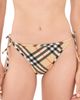 Burberry Burberry Sadie Checkered Bikini Bottoms Sand - 1