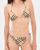 Burberry Burberry Sadie Checkered Bikini Bottoms Sand - 4
