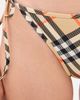 Burberry Burberry Sadie Checkered Bikini Bottoms Sand - 5