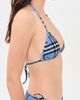 Burberry Burberry Sadie Checkered Top Cornflower Blue - 4