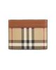 Burberry Burberry Sandon Card Case Vintage Check/Briar Brown One - 1
