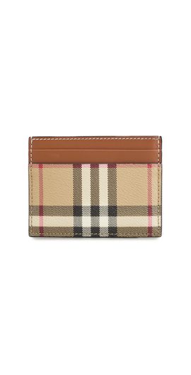 Burberry Burberry Sandon Card Case Vintage Check/Briar Brown One