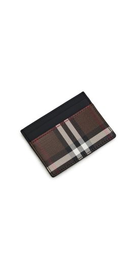 Burberry Burberry Sandon Ysa Card Case Chocolate Brown One