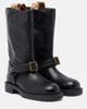 Burberry Burberry Soft Saddle leather mid-calf boots - 1
