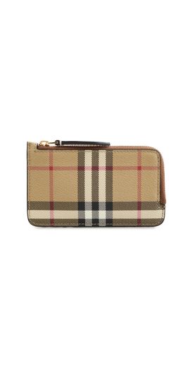 Burberry Burberry Somerset Card Case Vintage Check/Briar Brown One