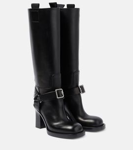 Burberry Burberry Stirrup leather knee-high boots
