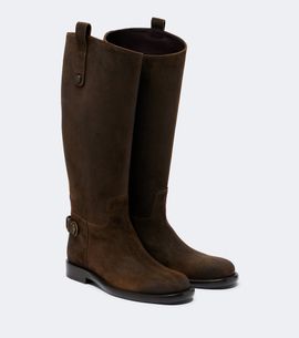 Burberry Burberry Suede knee-high boots