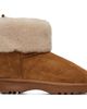 Burberry Burberry Tan Check Shearling Flint Ankle Boots - 1