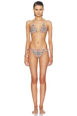 Burberry Burberry Tie Bikini Set