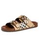 Burberry Burberry Urchin Checkered Sandals Archive Beige Ip Check - 1