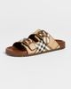 Burberry Burberry Urchin Checkered Sandals Archive Beige Ip Check - 2