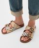Burberry Burberry Urchin Checkered Sandals Archive Beige Ip Check - 3