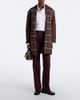 Burberry Burberry Verona Burberry Check belted wool coat - 5