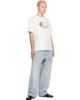 Burberry Burberry White Check Knight Stamp Cotton T-shirt - 4
