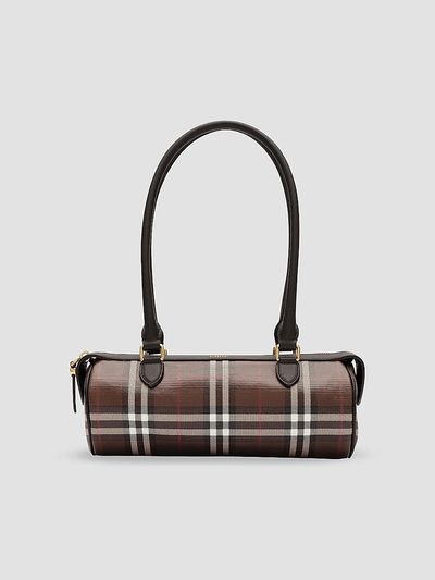 Burberry Burberry Women's Mini Check Barrel Bag