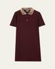 Burberry Check Collar Cotton Polo Mini Dress - 1