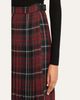Burberry Check Pleated Wrap Midi Skirt - 4