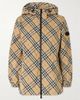 BURBERRY Checked hooded shell jacket - 1