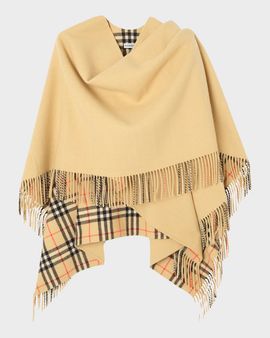 Burberry Coniston Wool Blanket Cape