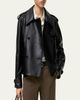 Burberry Cropped Leather Mayfair Trench Jacket - 3