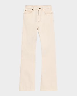 Burberry Donella Mid-Rise Straight-Leg Jeans