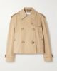 BURBERRY Double-breasted cotton-gabardine trench coat - 1