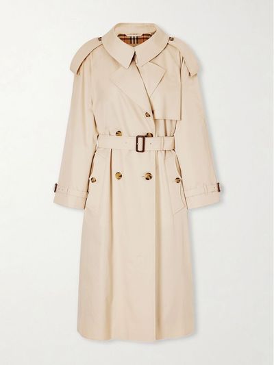 BURBERRY Fitzrovia belted cotton-gabardine trench coat