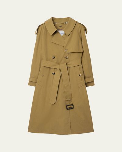 Burberry Fitzrovia Belted Gabardine Trench Coat