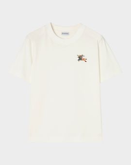 Burberry Frankie Check Cotton T-Shirt