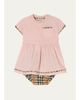 Burberry Girl's Leah Check-Trim Dress & Bloomers Set - 1