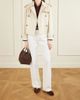 BURBERRY Haltye double-breasted belted cotton-gabardine cropped trench jacket - 2