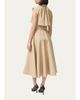 Burberry Jessica Sleeveless Belted Cotton Poplin Midi Dress - 3