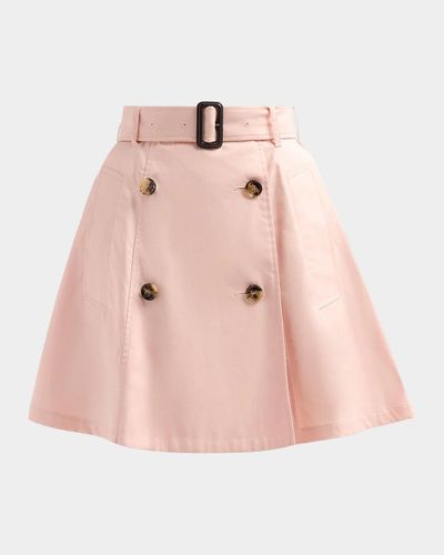 Burberry Josselyn Cotton Gabardine Trench Mini Skirt