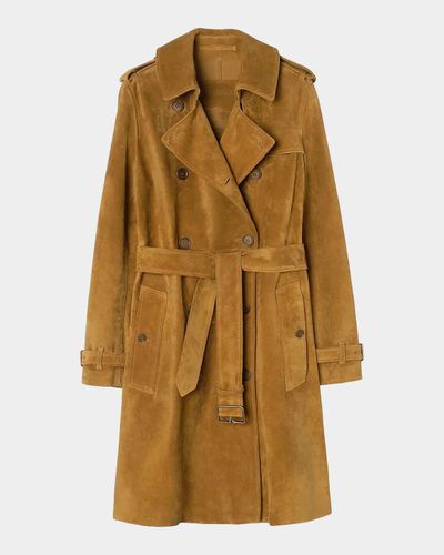 Burberry Kennsington Cashmere Trench Coat