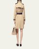Burberry Kensington Leather-Trim Double-Breasted Trench Coat - 3