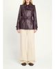 Burberry Kensington Leather Belted Short Trench Jacket - 2