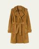 Burberry Kensington Suede Belted Trench Coat - 1