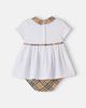 Burberry Kids Burberry Kids Baby Burberry Check cotton-blend dress and bloomers set - 3