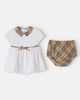 Burberry Kids Burberry Kids Baby Burberry Check cotton-blend dress and bloomers set - 5