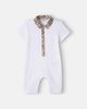 Burberry Kids Burberry Kids Baby Burberry Check cotton-blend onesie - 1