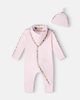 Burberry Kids Burberry Kids Baby cotton-blend beanie, bib, and onesie set - 2