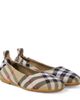 Burberry Kids Burberry Kids Burberry Check ballet flats - 1