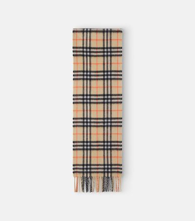 Burberry Kids Burberry Kids Burberry Check cashmere scarf