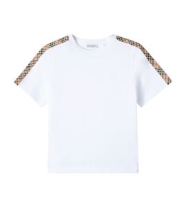 Burberry Kids Burberry Kids Burberry Check cotton jersey T-shirt