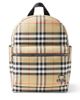 Burberry Kids Burberry Kids Burberry Check leather-trimmed backpack - 1
