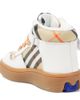 Burberry Kids Burberry Kids Burberry Check leather and canvas sneakers - 2