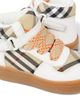 Burberry Kids Burberry Kids Burberry Check leather and canvas sneakers - 4