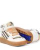 Burberry Kids Burberry Kids Burberry Check leather and canvas sneakers - 5