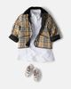 Burberry Kids Burberry Kids Checked leather sneakers - 2