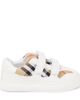 Burberry Kids Burberry Kids Checked leather sneakers - 4